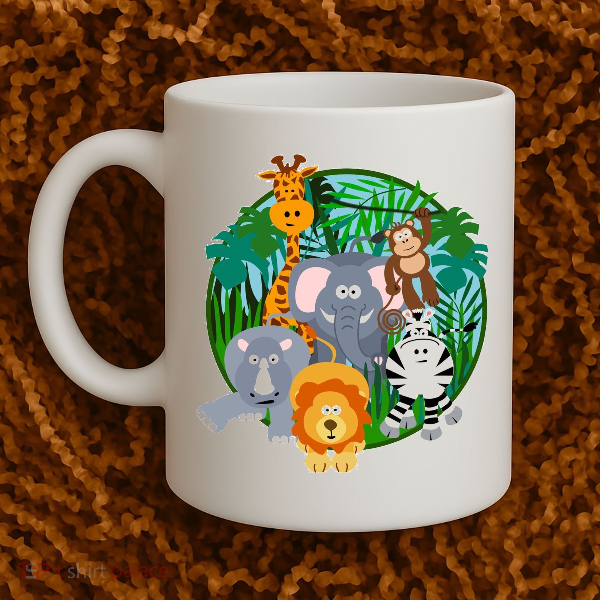 Jungle Safari Animals Coffee Mug