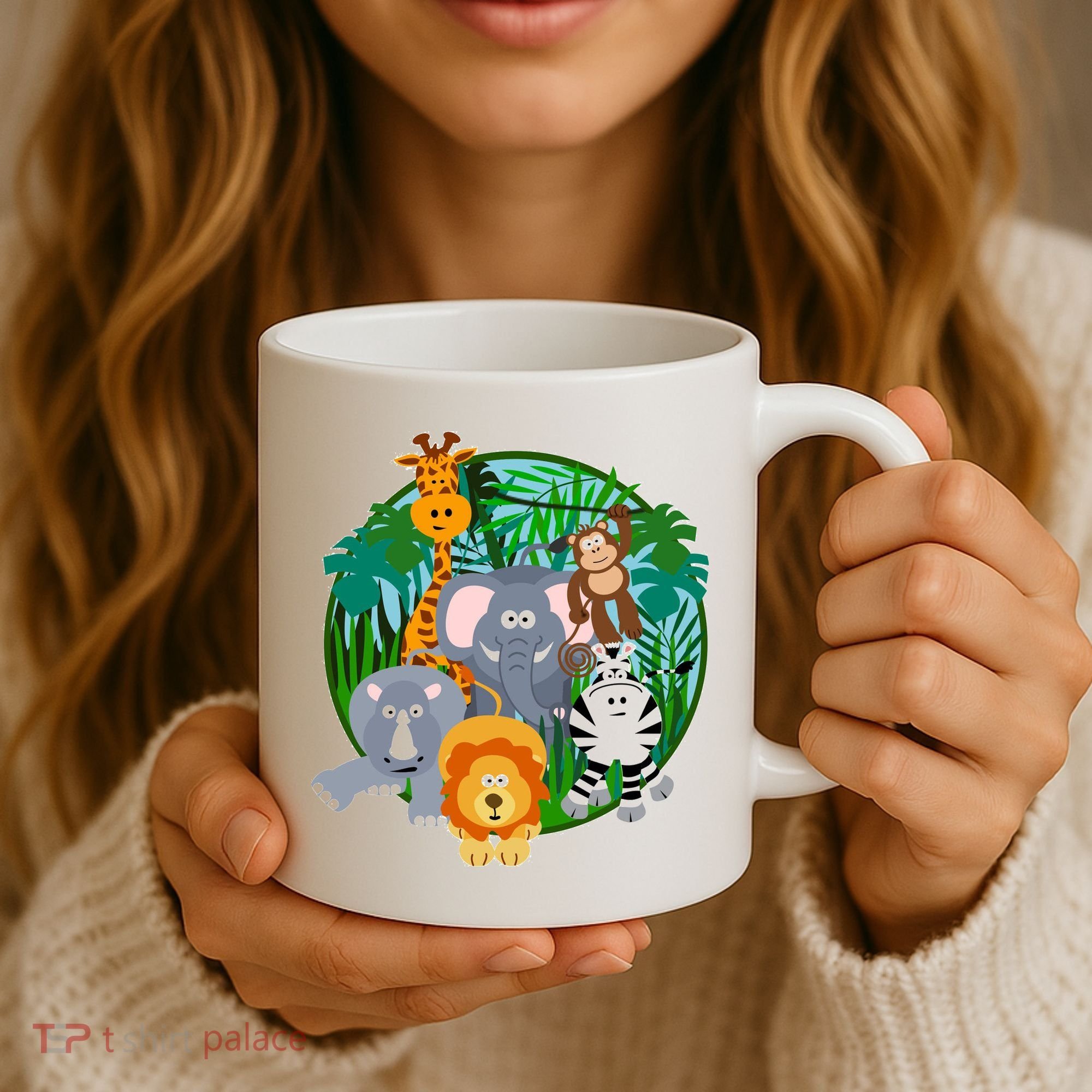 Jungle Safari Animals Coffee Mug