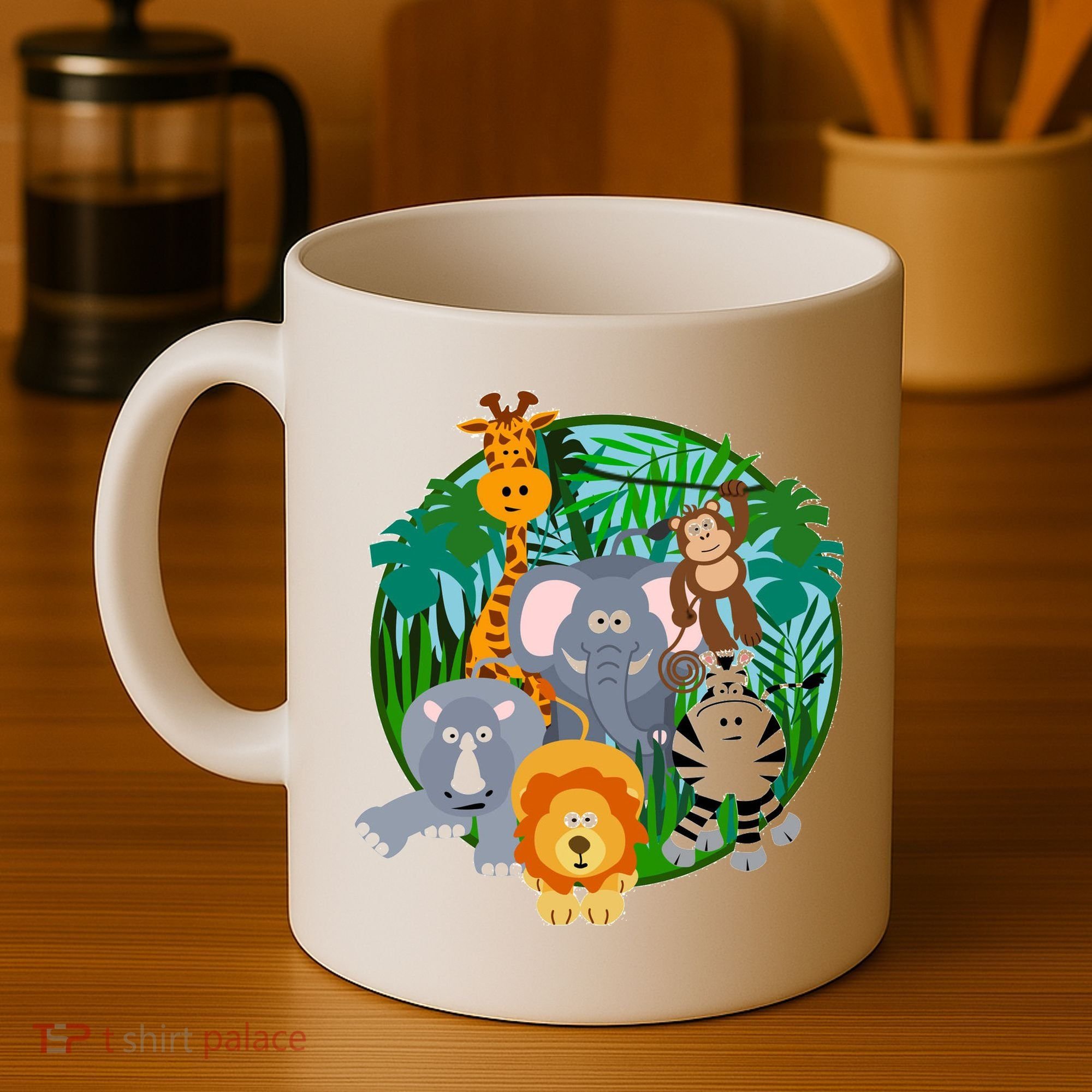 Jungle Safari Animals Coffee Mug
