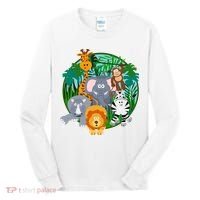 Jungle Safari Animals Tall Long Sleeve Shirt thumb 0