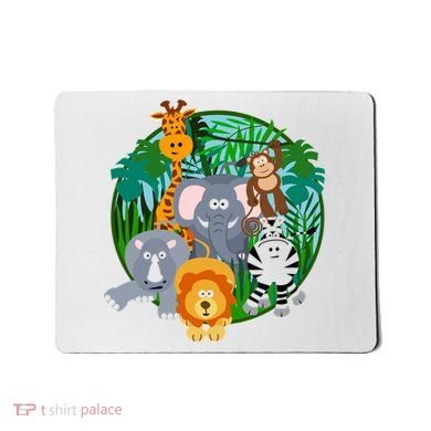Jungle Safari Animals Mousepad