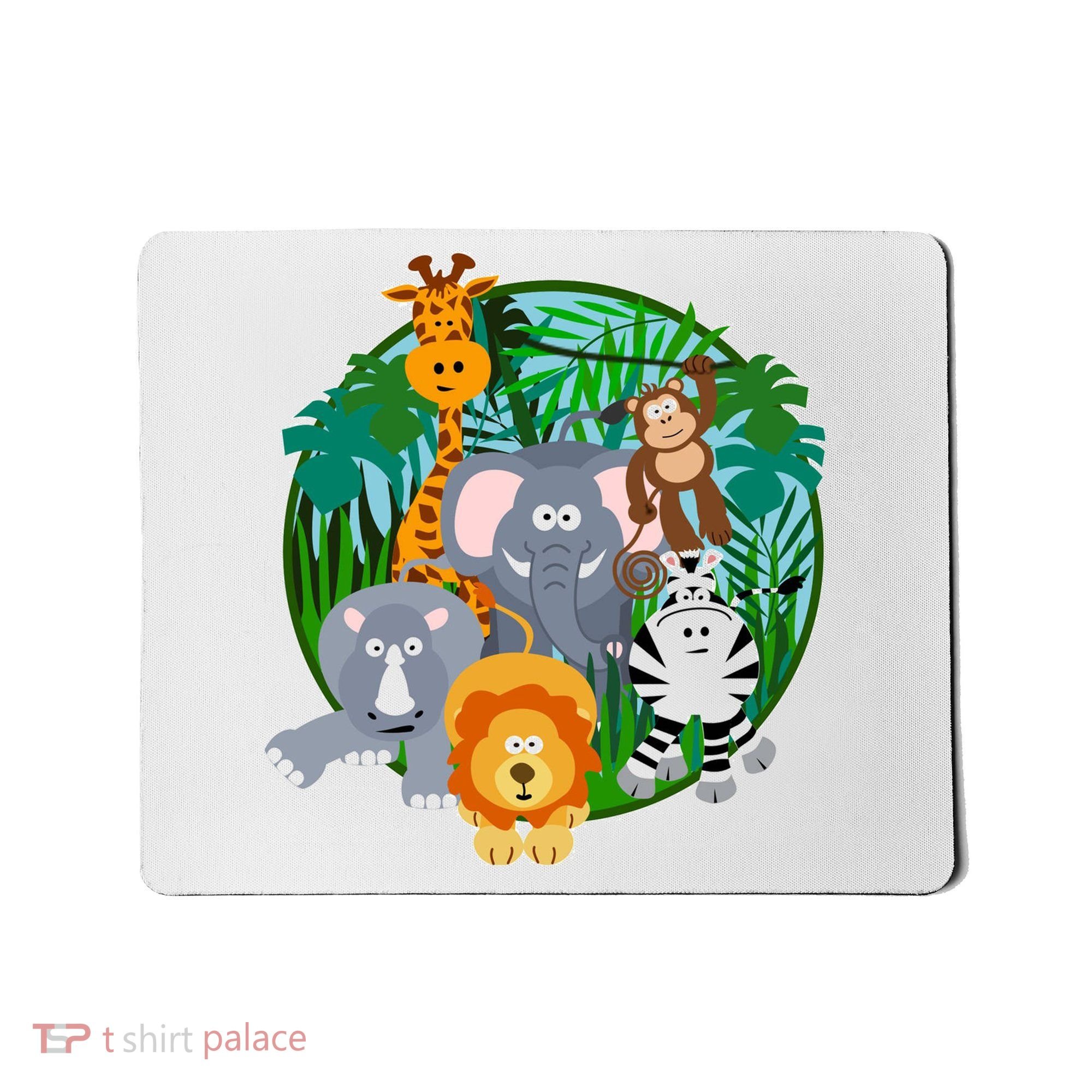 Jungle Safari Animals Mousepad