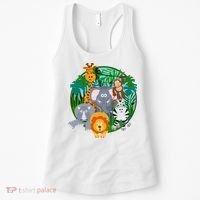 Jungle Safari Animals Women's Tank Top thumb 0
