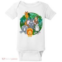 Jungle Safari Animals Baby Bodysuit thumb 0