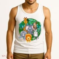 Jungle Safari Animals Tank Top thumb 3