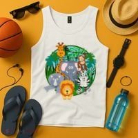 Jungle Safari Animals Tank Top thumb 4