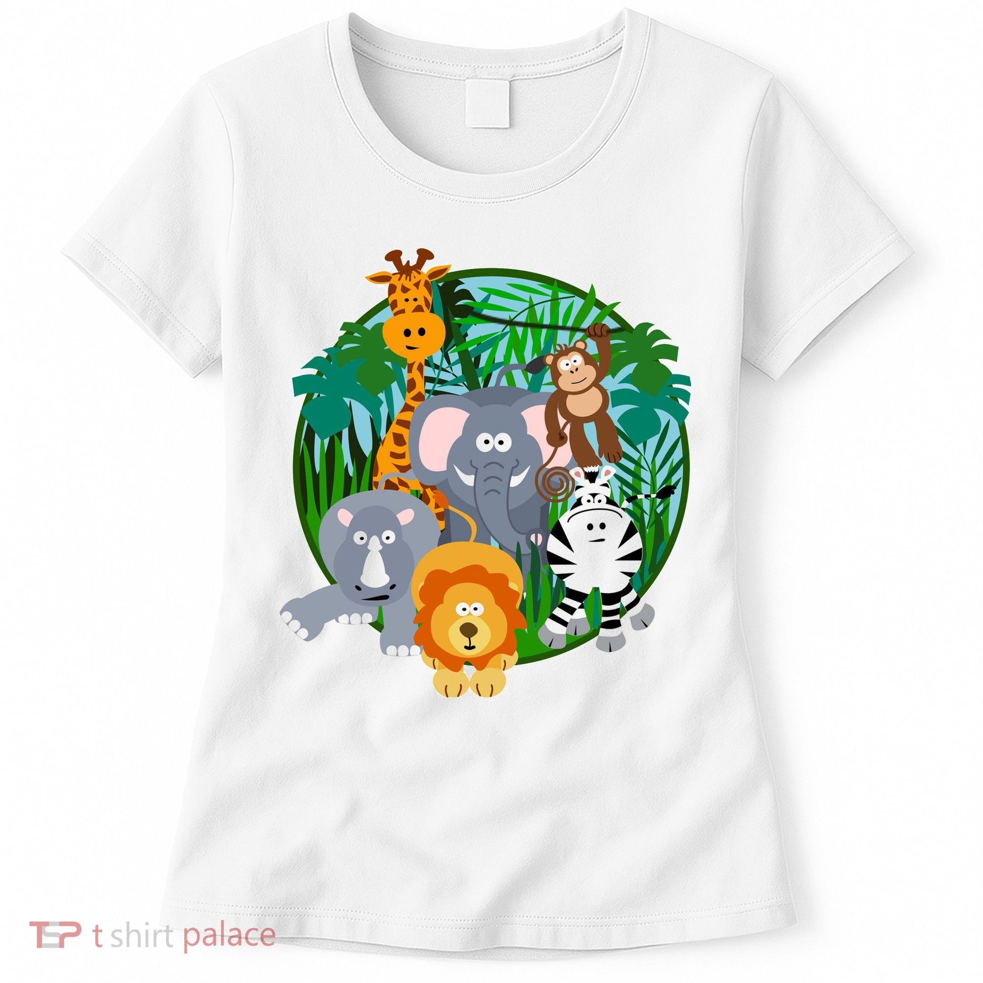 Jungle Safari Animals Women's T-Shirt