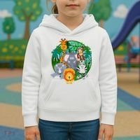 Jungle Safari Animals Kids Hoodie thumb 3