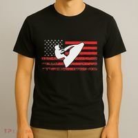 Jet Ski American Flag Funny Jet Skiing Gifts T-Shirt thumb 3