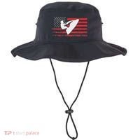 Jet Ski American Flag Funny Jet Skiing Gifts Bucket Hat thumb 0