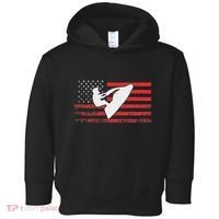 Jet Ski American Flag Funny Jet Skiing Gifts Toddler Hoodie thumb 0