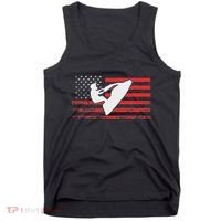 Jet Ski American Flag Funny Jet Skiing Gifts Tank Top thumb 0
