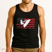 Jet Ski American Flag Funny Jet Skiing Gifts Tank Top thumb 3