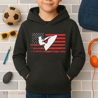 Jet Ski American Flag Funny Jet Skiing Gifts Kids Hoodie thumb 2