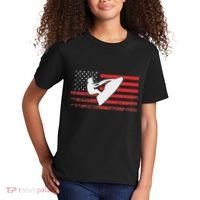 Jet Ski American Flag Funny Jet Skiing Gifts Kids T-Shirt thumb 2
