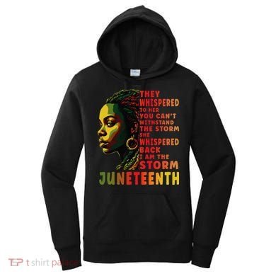 Juneteenth Shirts Afro American Black Women Black History Women's Hoodie