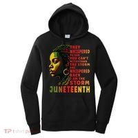 Juneteenth Shirts Afro American Black Women Black History Women's Hoodie thumb 0