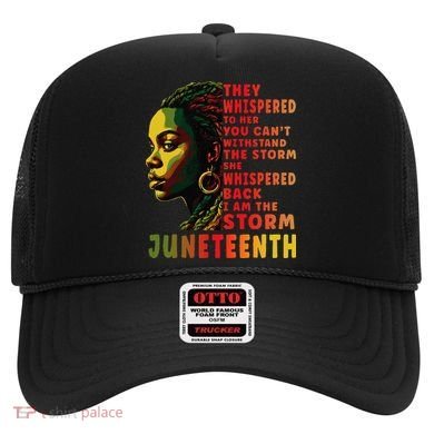 Juneteenth Shirts Afro American Black Women Black History Hat