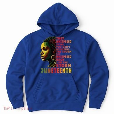 Juneteenth Shirts Afro American Black Women Black History Hoodie