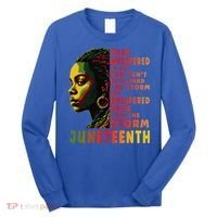 Juneteenth Shirts Afro American Black Women Black History Long Sleeve Shirt thumb 0