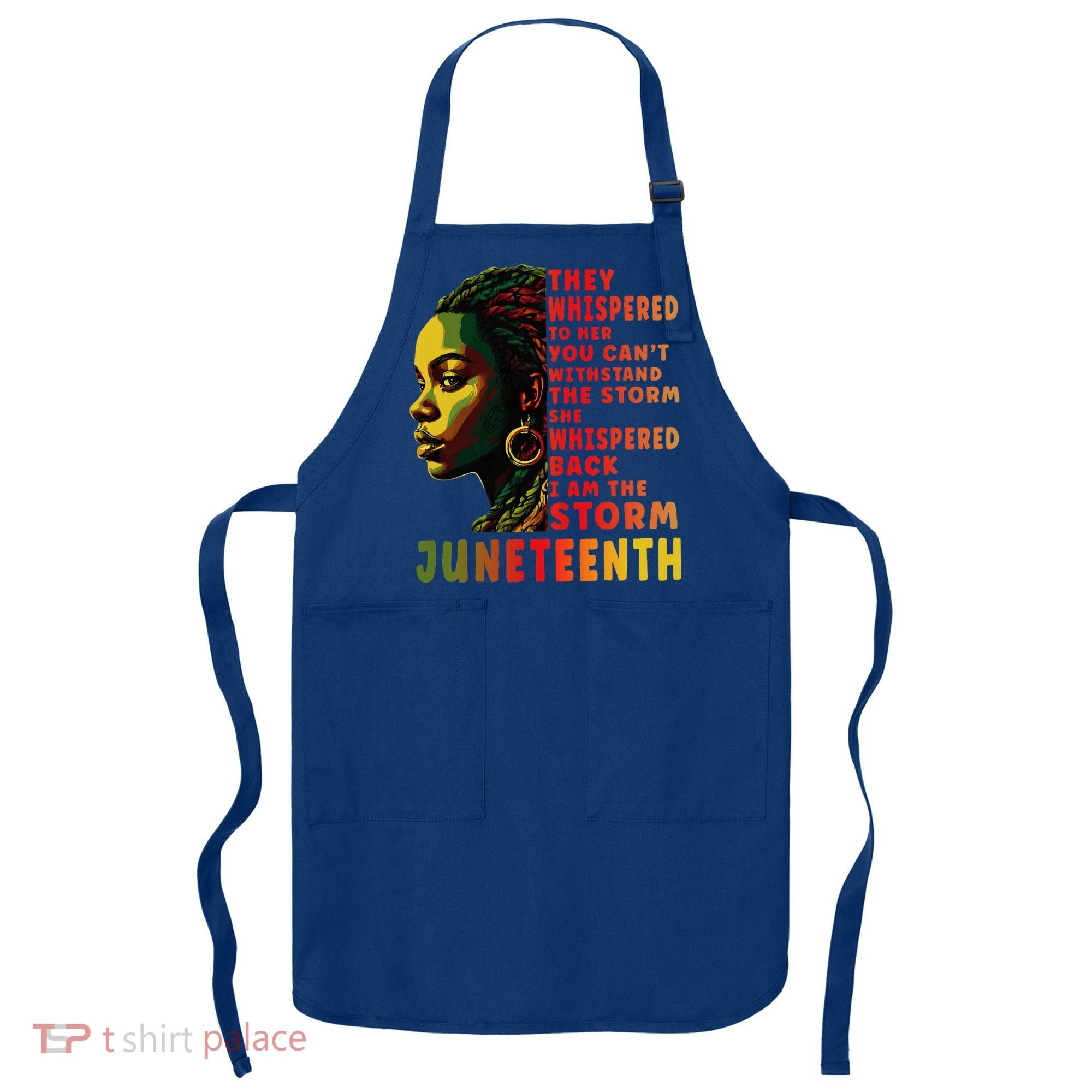 Juneteenth Shirts Afro American Black Women Black History Apron