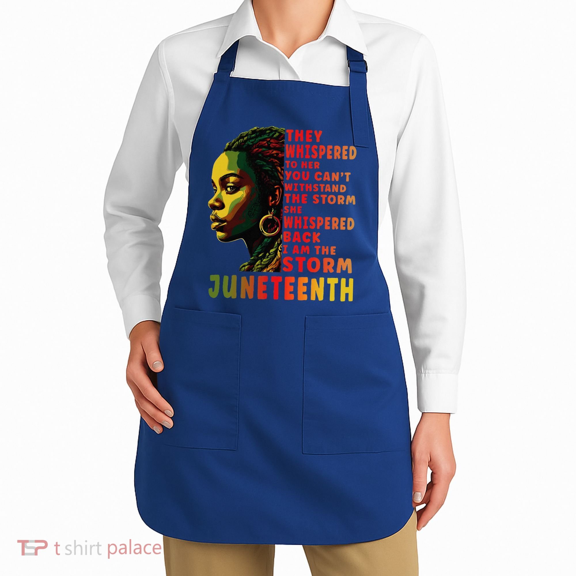 Juneteenth Shirts Afro American Black Women Black History Apron