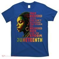 Juneteenth Shirts Afro American Black Women Black History T-Shirt thumb 0
