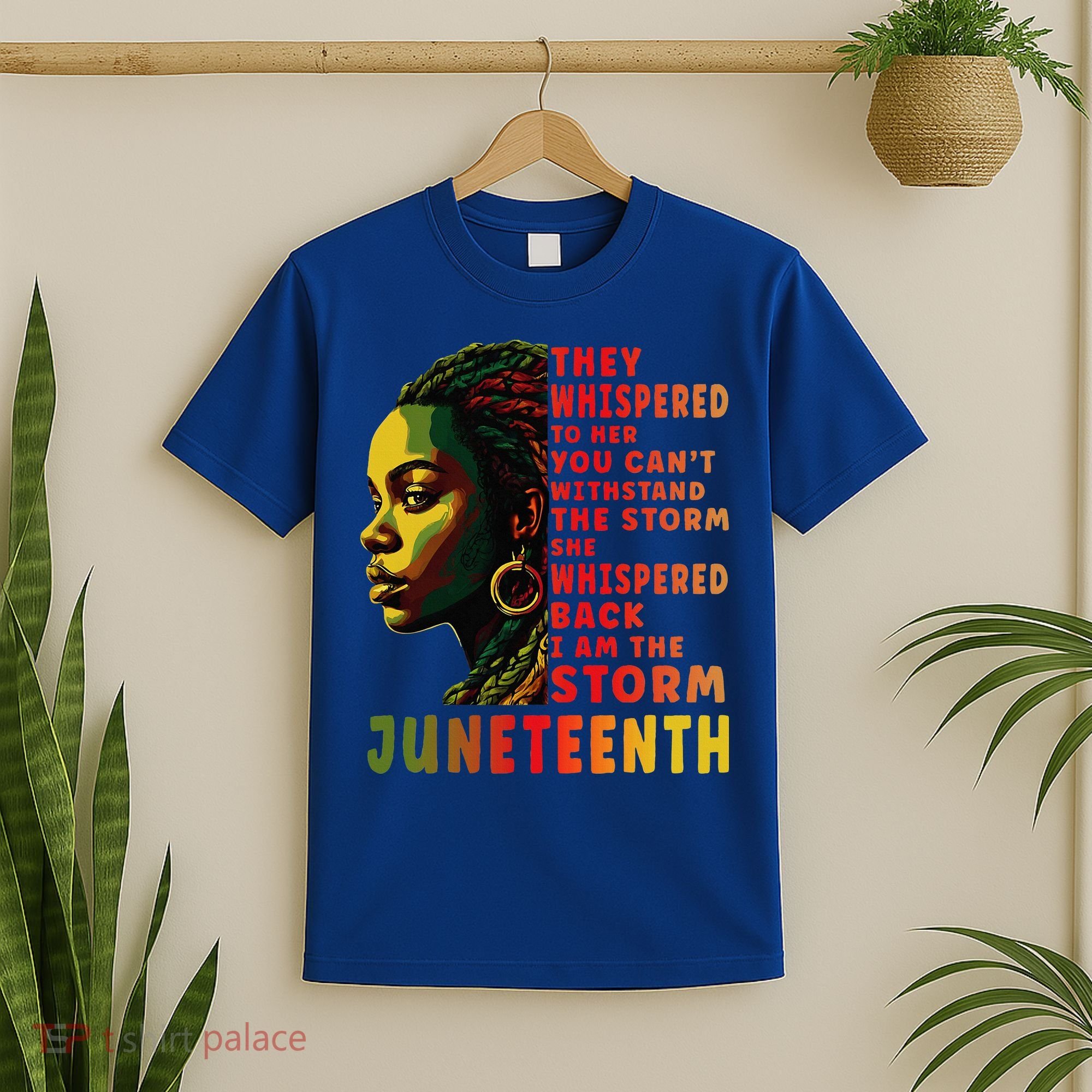 Juneteenth Shirts Afro American Black Women Black History T-Shirt
