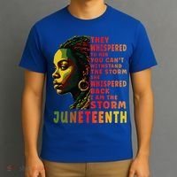 Juneteenth Shirts Afro American Black Women Black History T-Shirt thumb 3