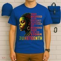 Juneteenth Shirts Afro American Black Women Black History T-Shirt thumb 6