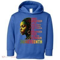 Juneteenth Shirts Afro American Black Women Black History Toddler Hoodie thumb 0