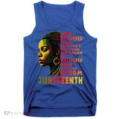 Juneteenth Shirts Afro American Black Women Black History Tank Top