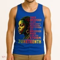 Juneteenth Shirts Afro American Black Women Black History Tank Top thumb 3