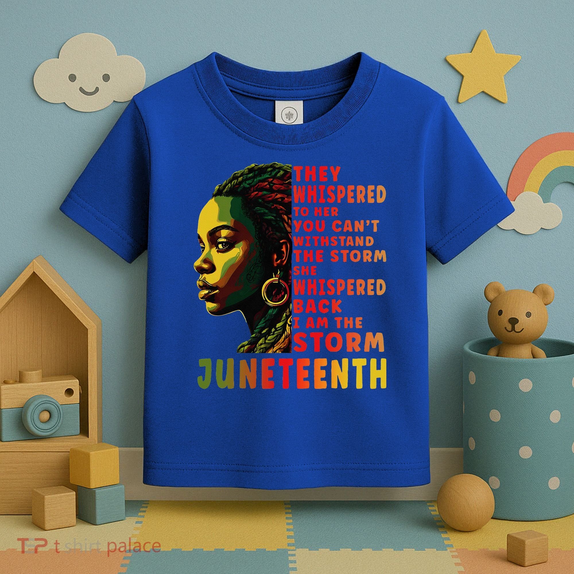 Juneteenth Shirts Afro American Black Women Black History Toddler T-Shirt