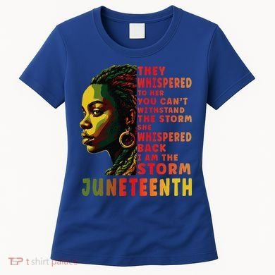 Juneteenth Shirts Afro American Black Women Black History Women's T-Shirt