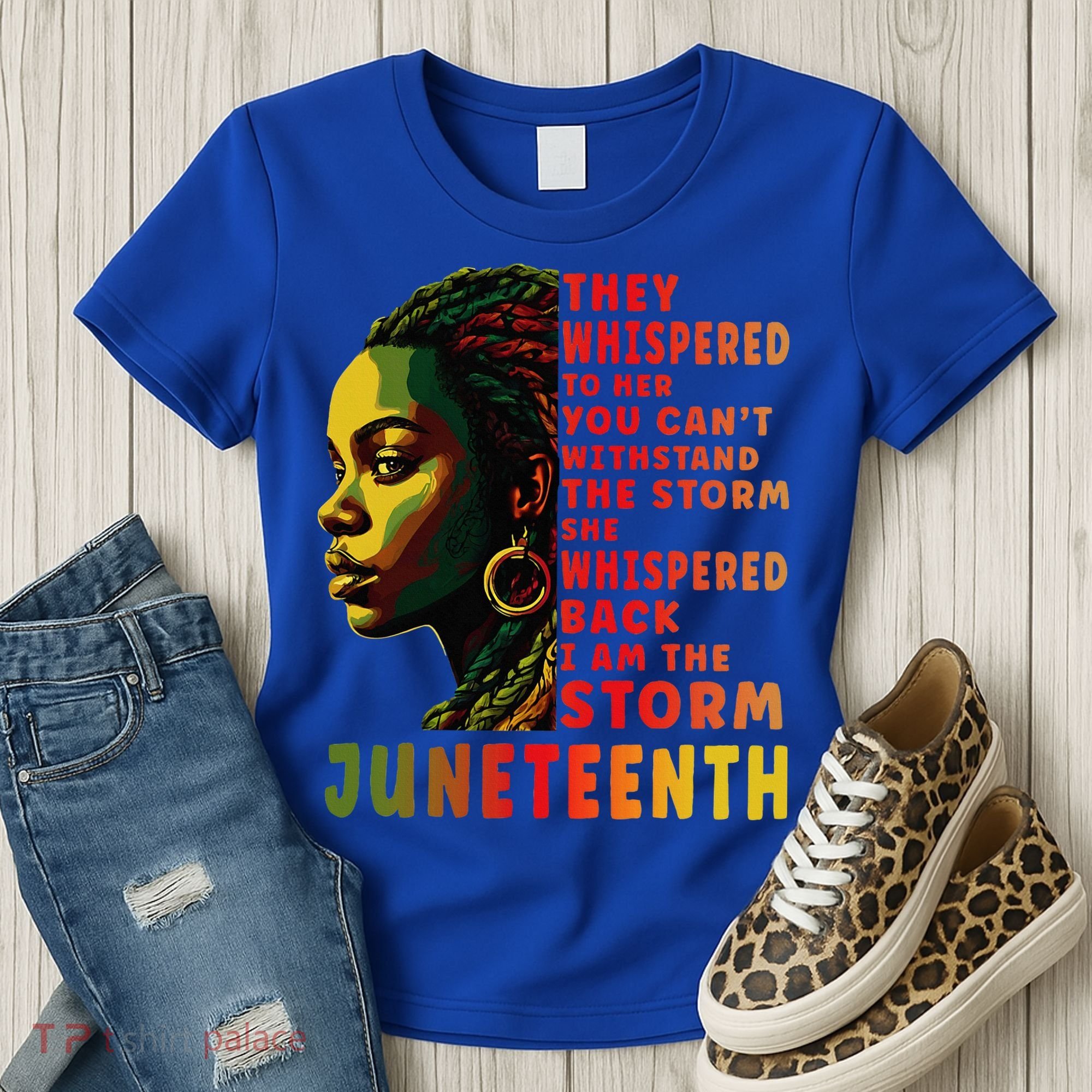 Juneteenth Shirts Afro American Black Women Black History Women's T-Shirt