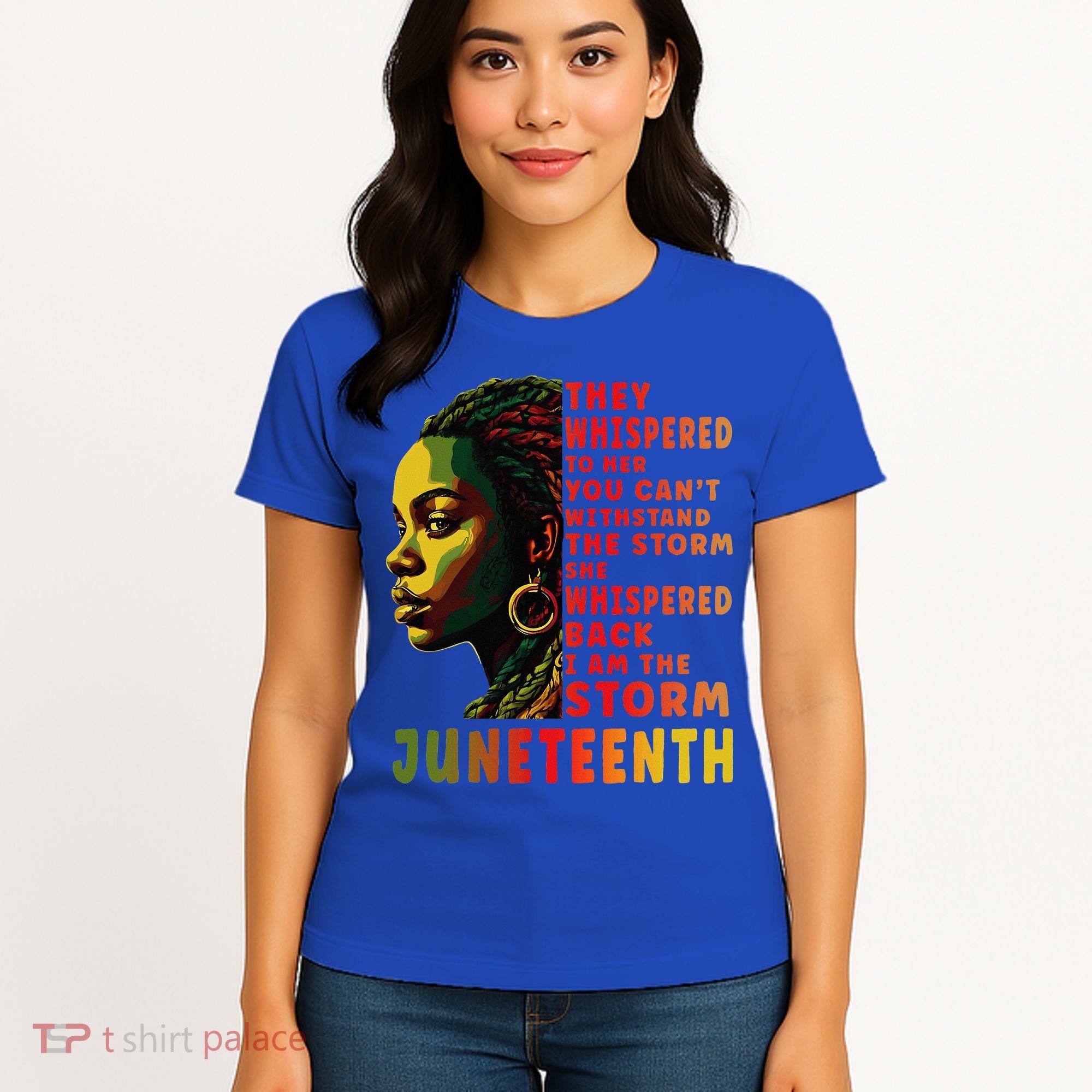 Juneteenth Shirts Afro American Black Women Black History Women's T-Shirt