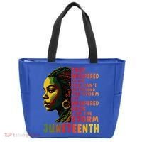 Juneteenth Shirts Afro American Black Women Black History Tote Bag thumb 0