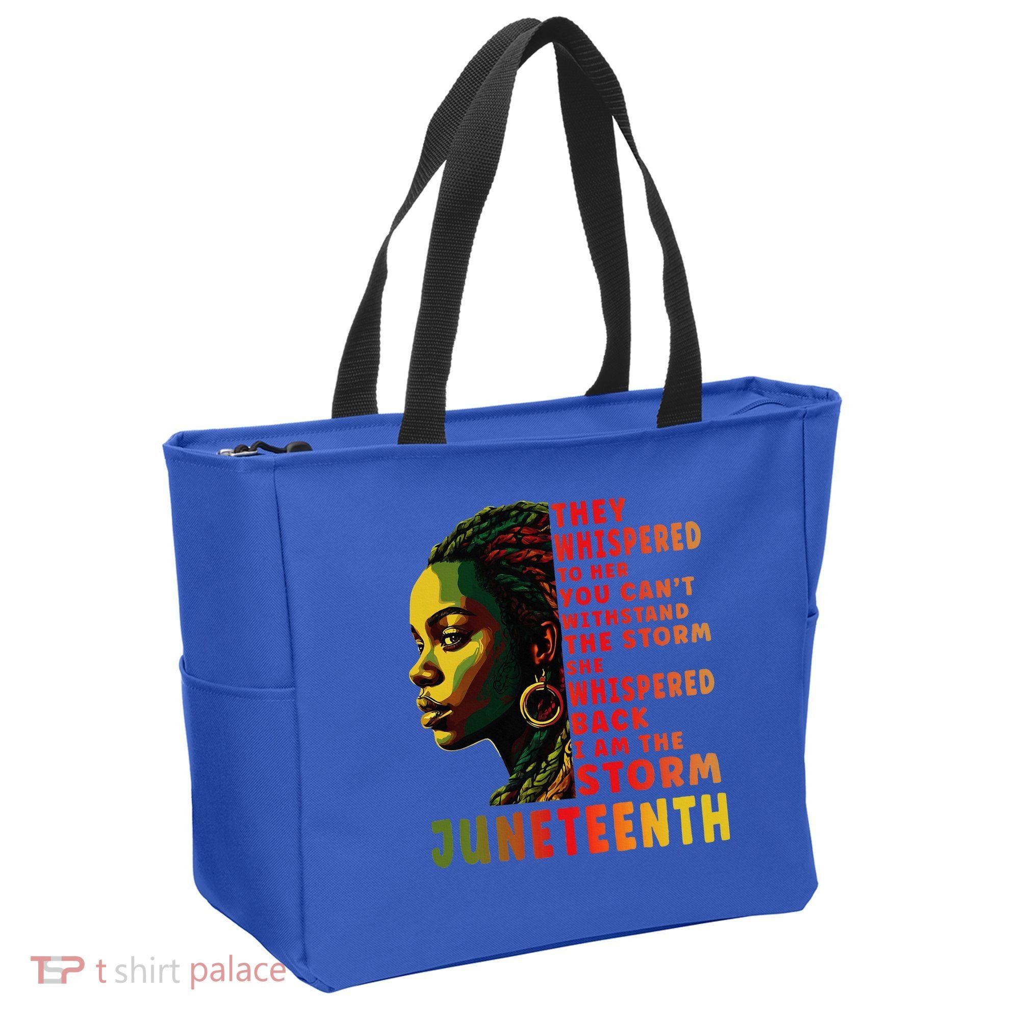 Juneteenth Shirts Afro American Black Women Black History Tote Bag