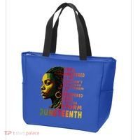 Juneteenth Shirts Afro American Black Women Black History Tote Bag thumb 3