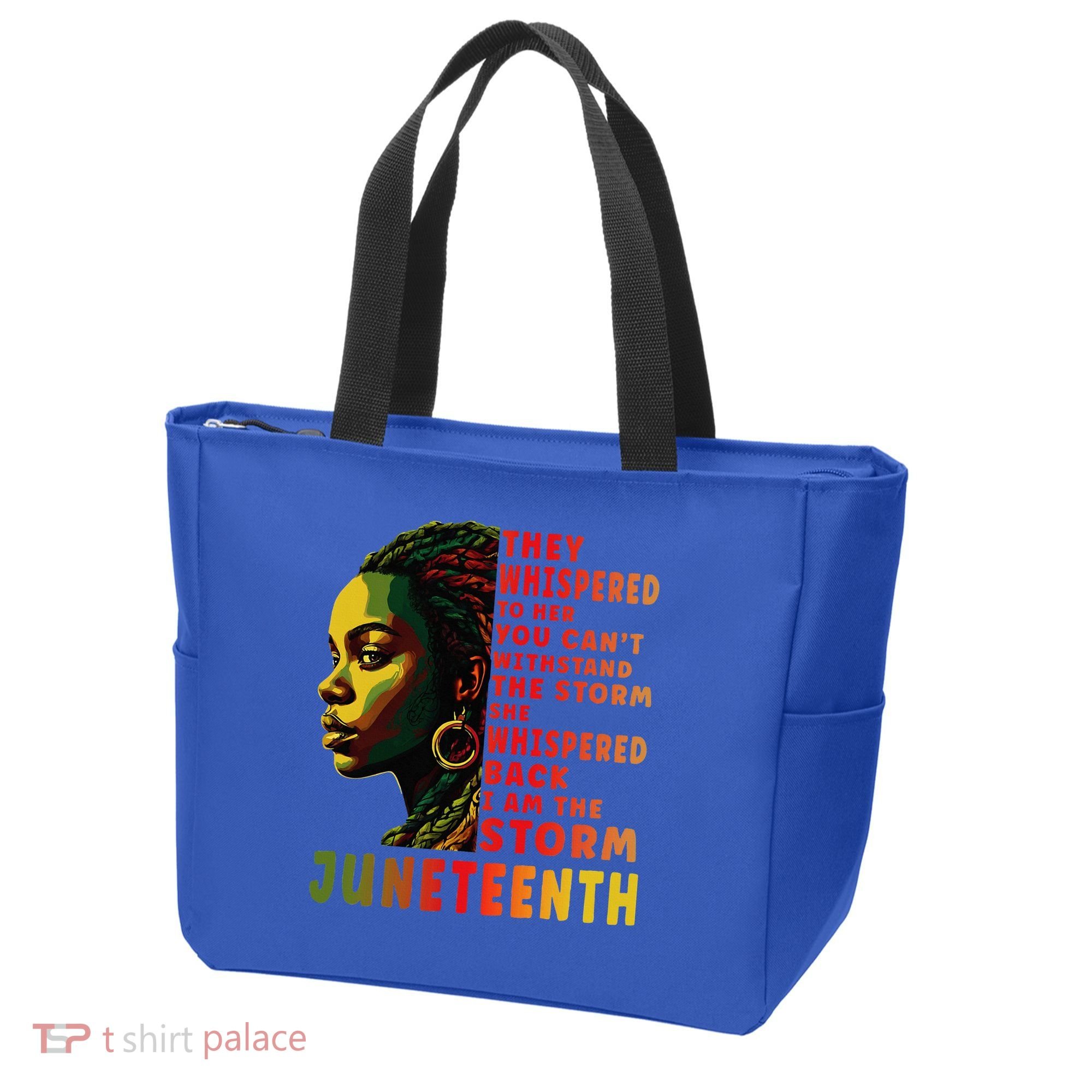 Juneteenth Shirts Afro American Black Women Black History Tote Bag
