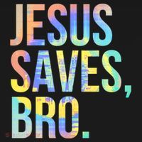 Jesus Saves Bro Pro Christian Religious Believer TieDye Visor thumb 3