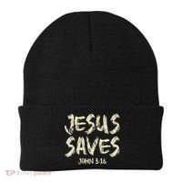 Jesus Saves Bible Funny Christian Jesus Lover Beanie thumb 0