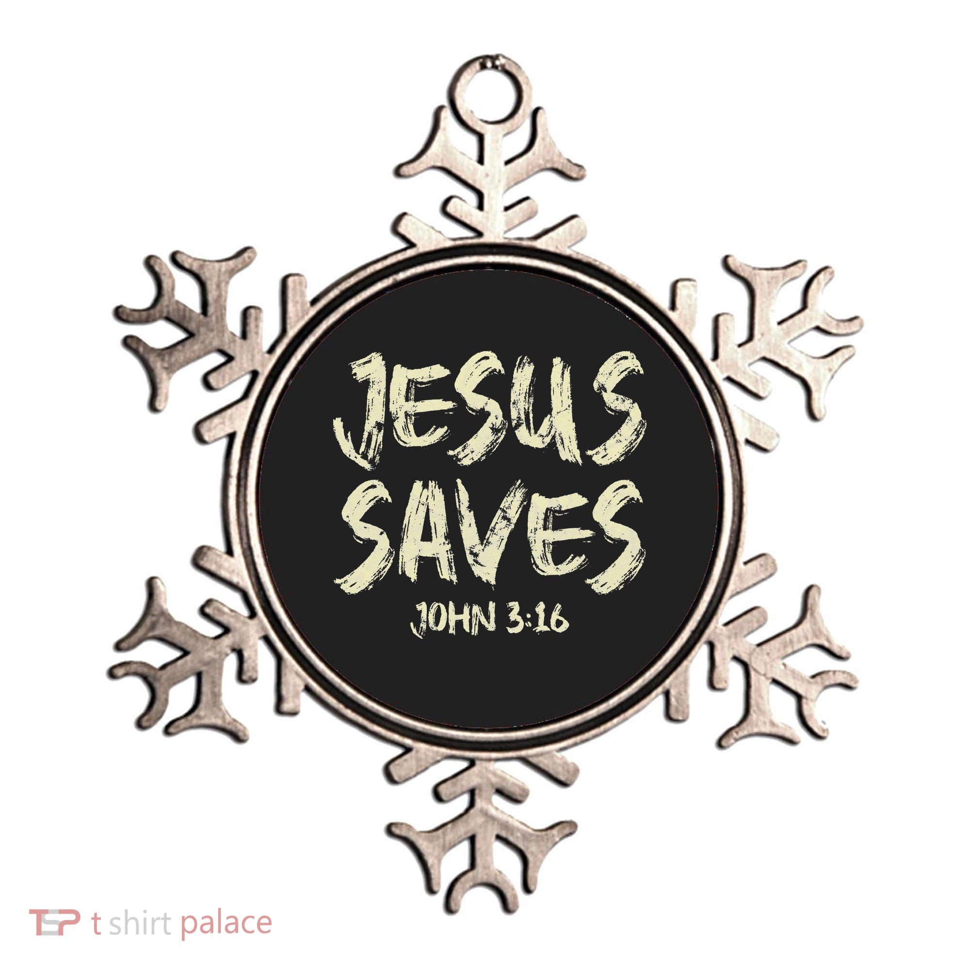 Jesus Saves Bible Funny Christian Jesus Lover Ornament