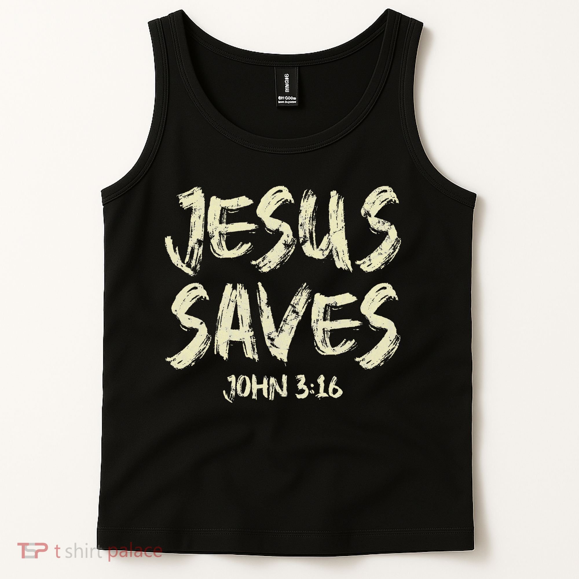 Jesus Saves Bible Funny Christian Jesus Lover Tank Top