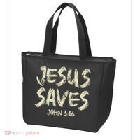 Jesus Saves Bible Funny Christian Jesus Lover Tote Bag thumb 3