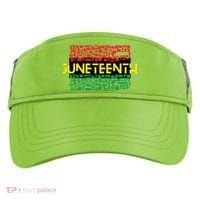Juneteenth Shirt Black History Adult Drive Performance Visor thumb 0
