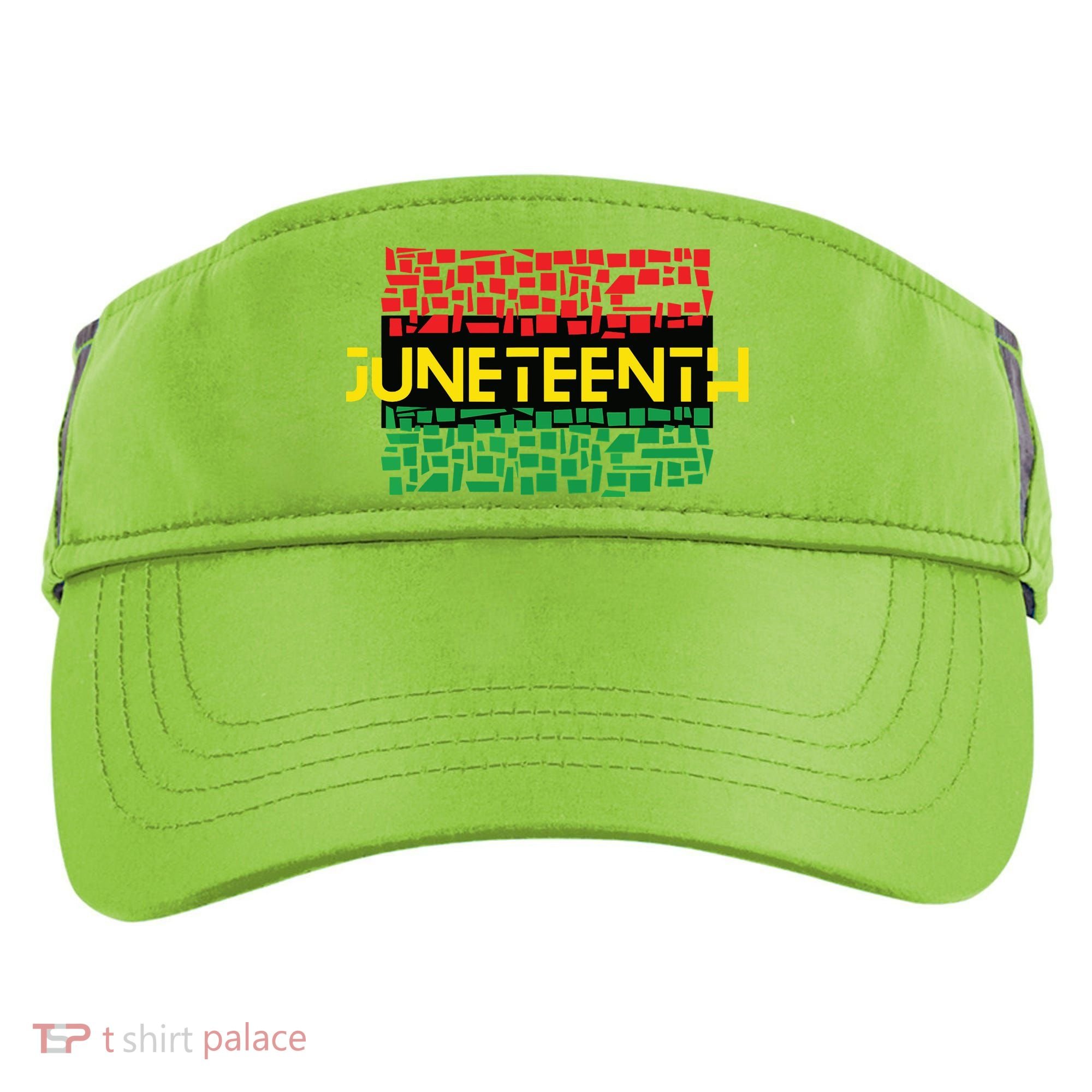 Juneteenth Shirt Black History Adult Drive Performance Visor