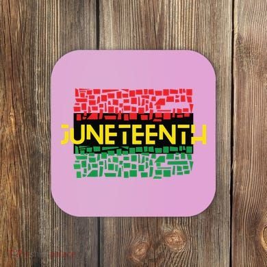 Juneteenth Shirt Black History Coaster