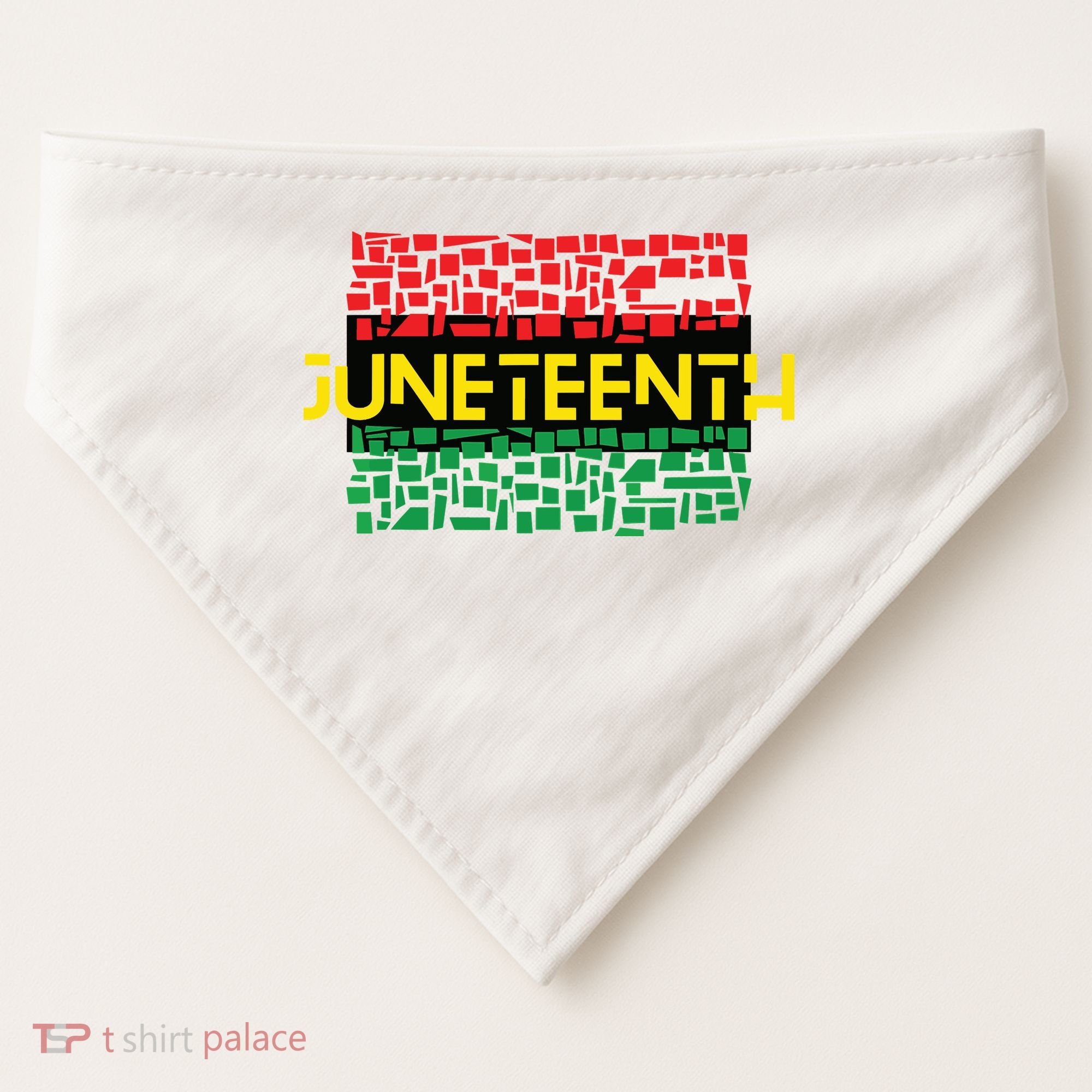 Juneteenth Shirt Black History USA-Made Doggie Bandana